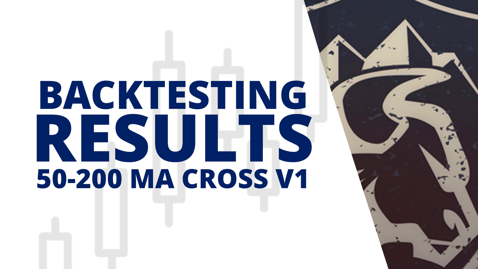 50-200 Moving Average Crossover version 1 backtesting results