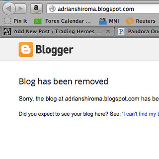 Blogger entry