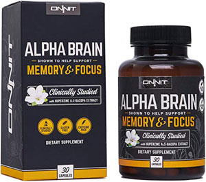 Alpha Brain memory and focus supplement