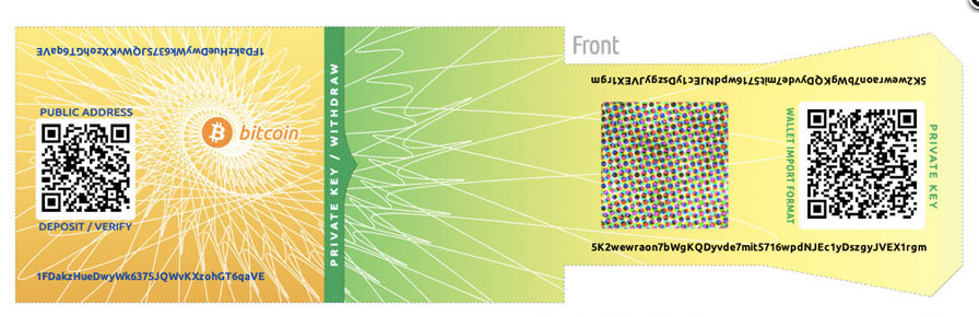 Bitcoin paper wallet