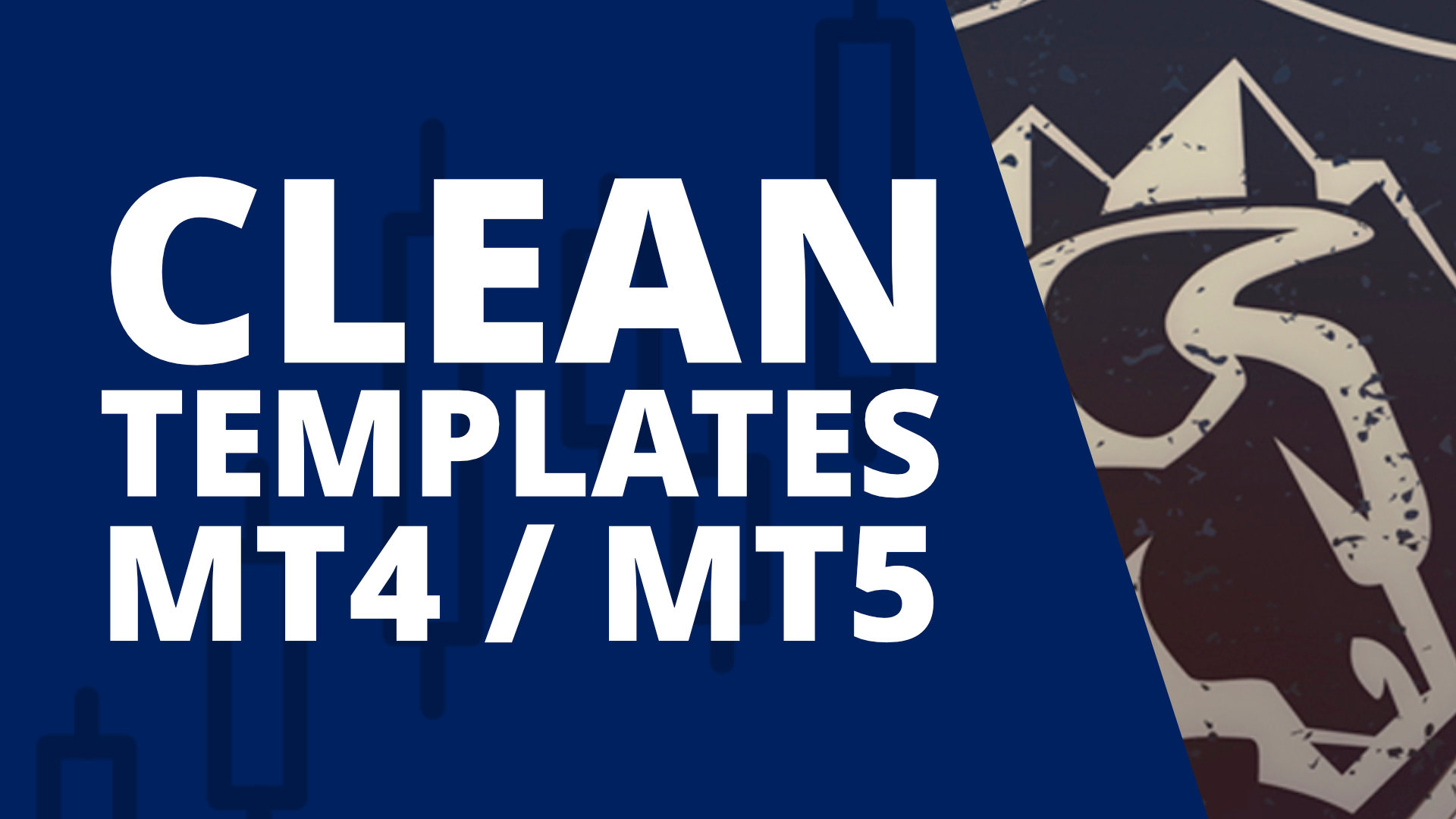Clean MT4 and MT5 chart templates
