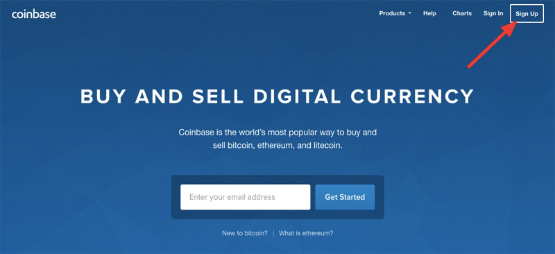 Coinbase signup