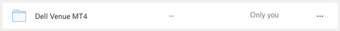 New folder name