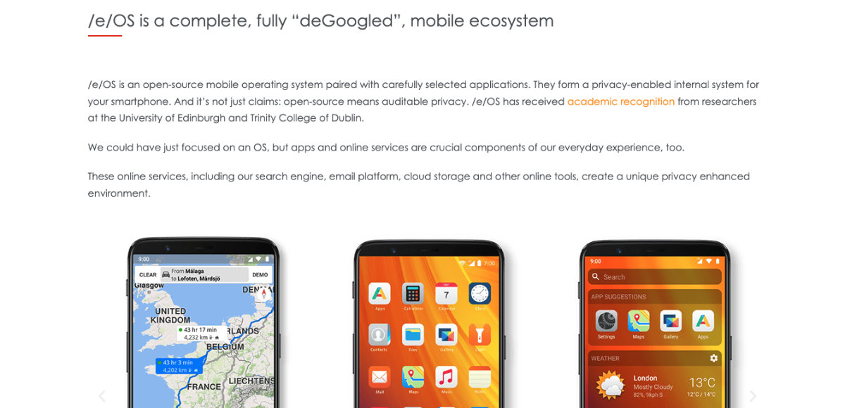 /e/ OS for Android