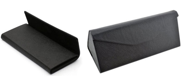 Folding glasses case