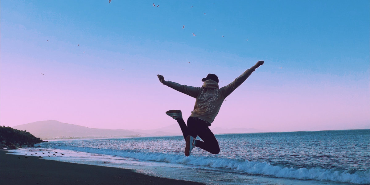 Happy person