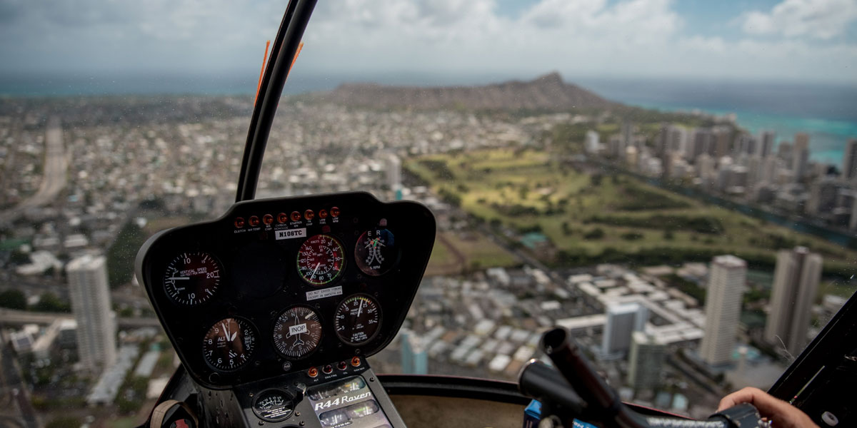 Helicopter dashboard
