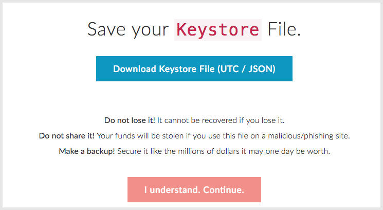 Keystore file