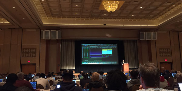 Live trading session