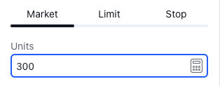 Order entry and lot size