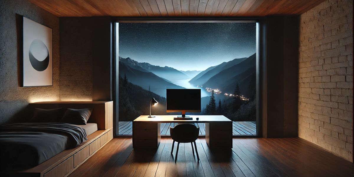 Meditation at trading desk