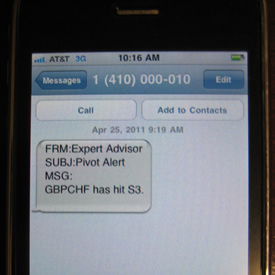 How to setup metatrader text message alerts