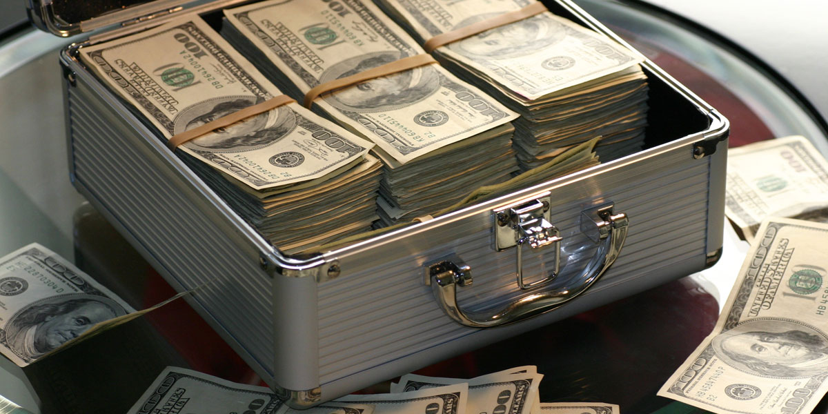 Case of cash