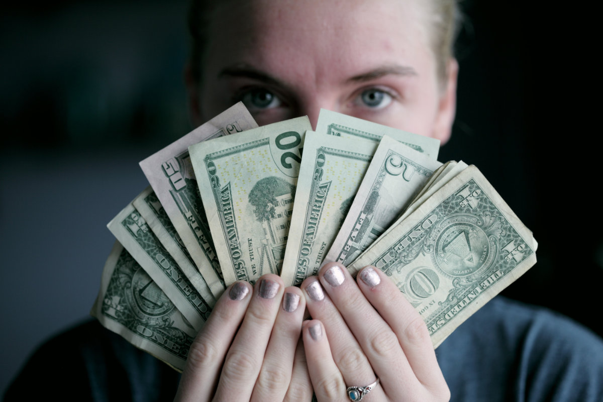 Fan of money