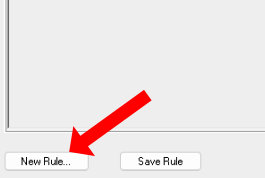 New Rule button in NakedMarkets