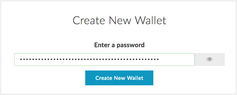 New Ether Wallet
