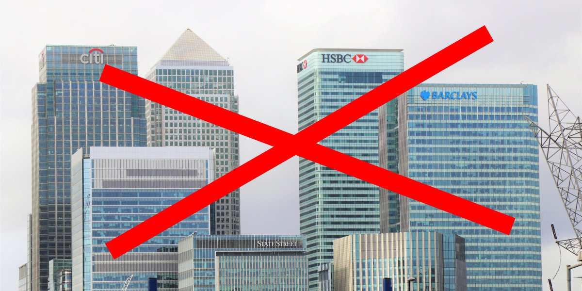 No banks