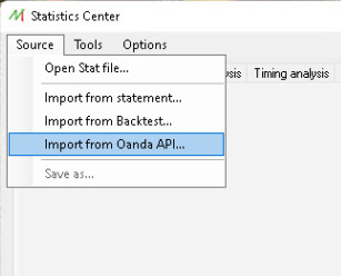 Connect Oanda API