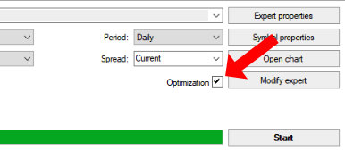 Optimization setting