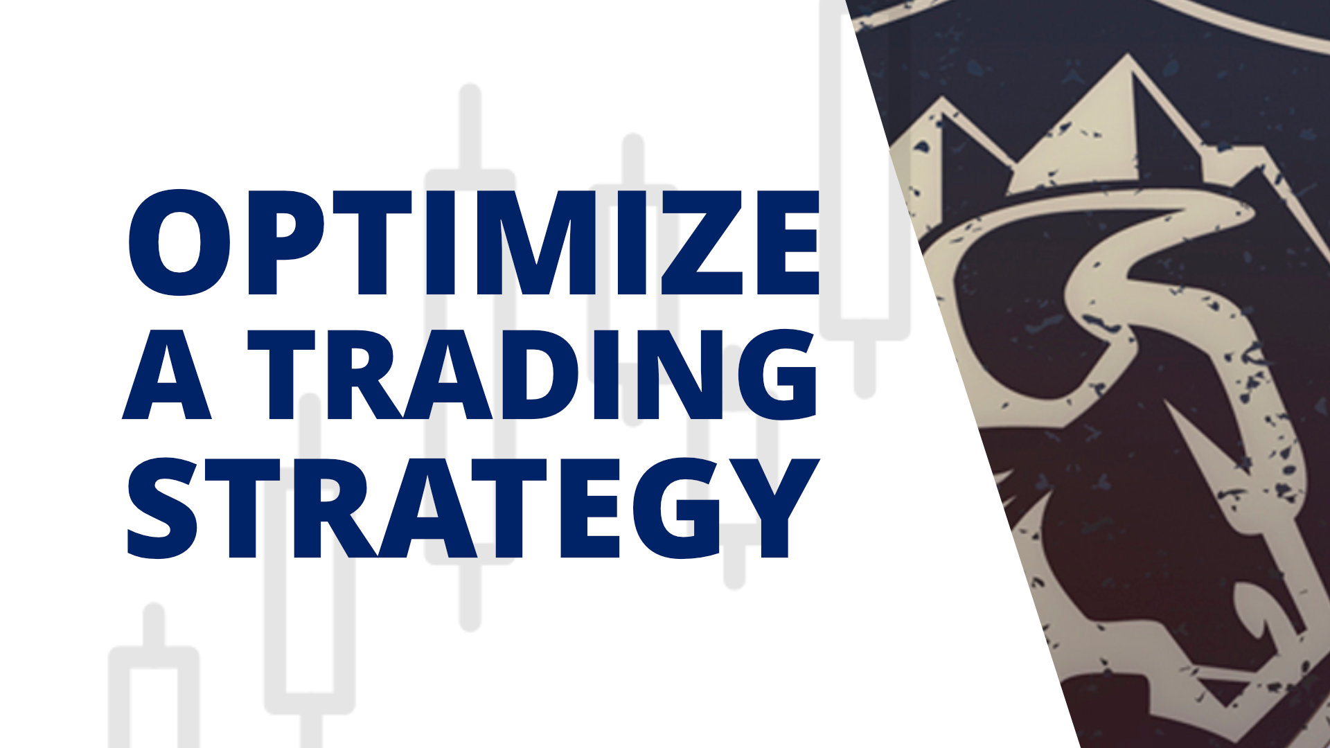 How to optimize a trading strategy