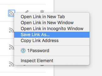 Save the link