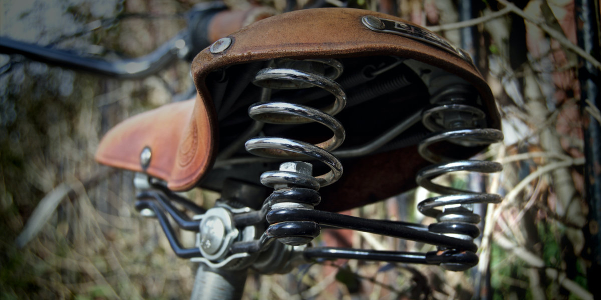 Bicycle seat spring