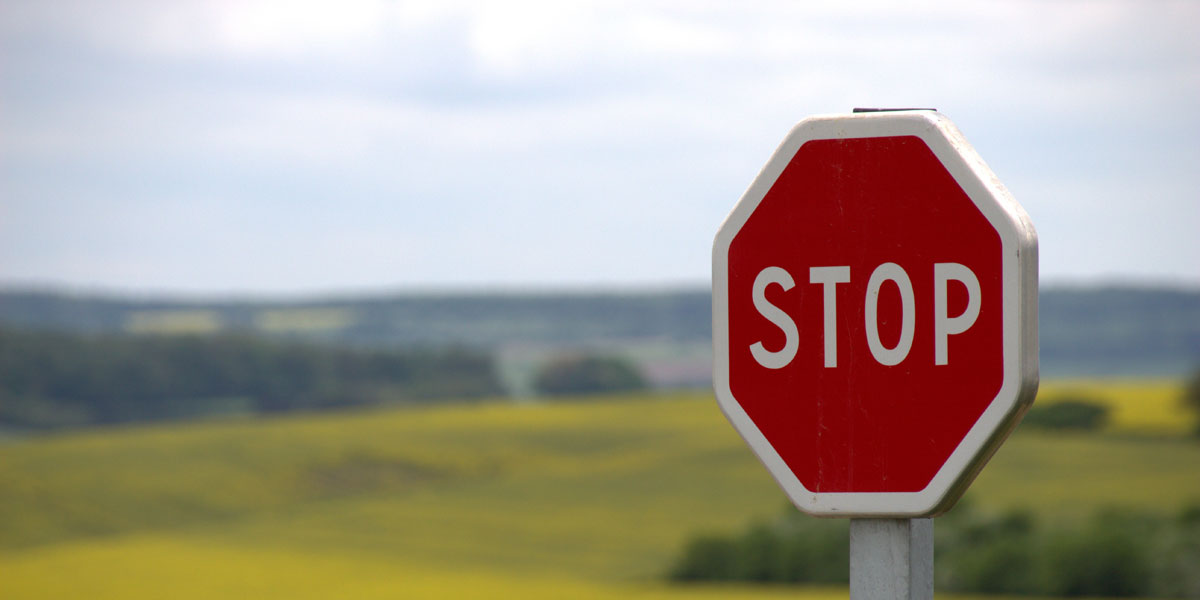 Stop sign