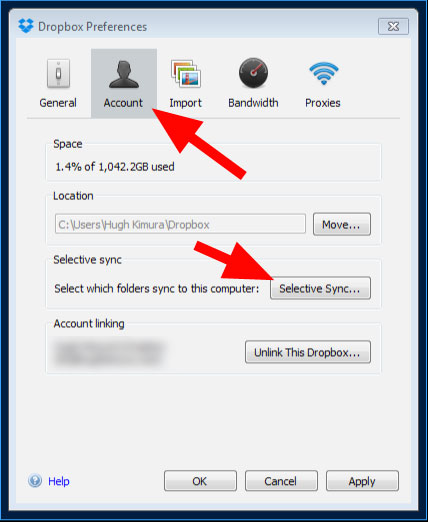 Account settings