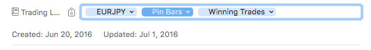 Evernote tags