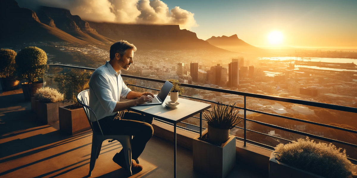 Outdoor trading office