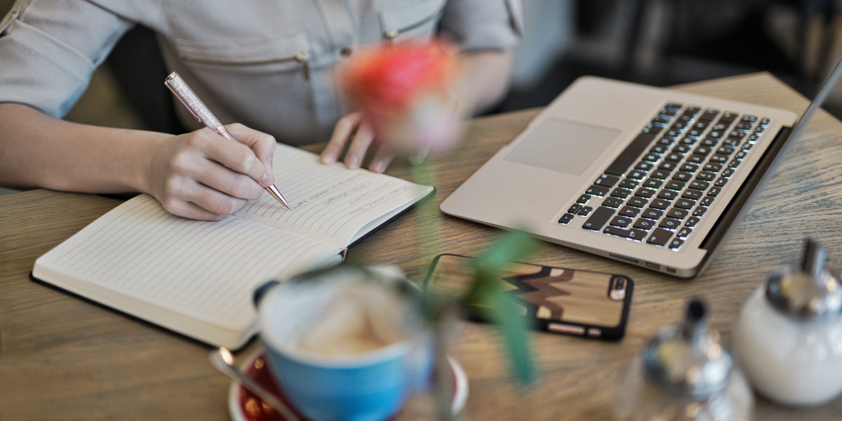 Writing in a trading journal