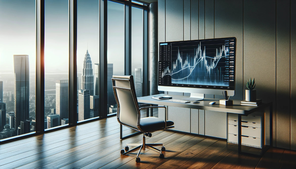 Trading office on high floor