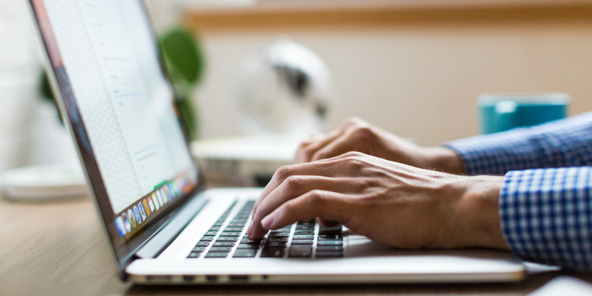 Typing on computer