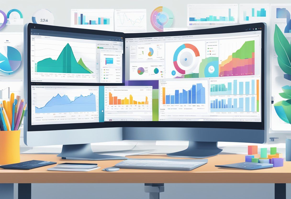 Multi-screen trading computer
