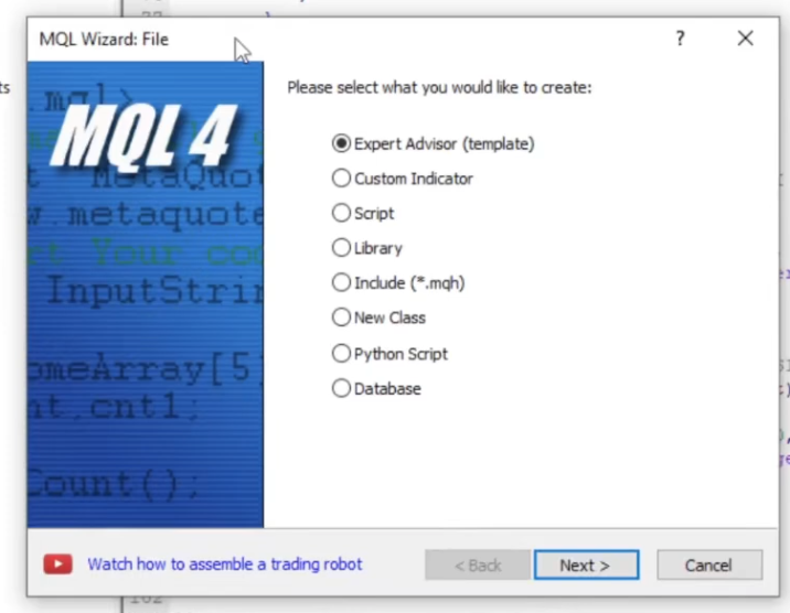 mql4 EA wizard