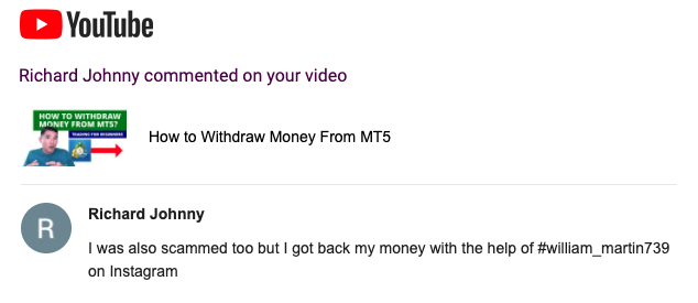 Forex scam example