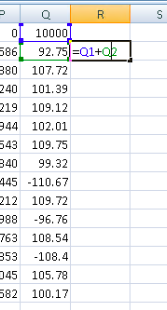 Totals column