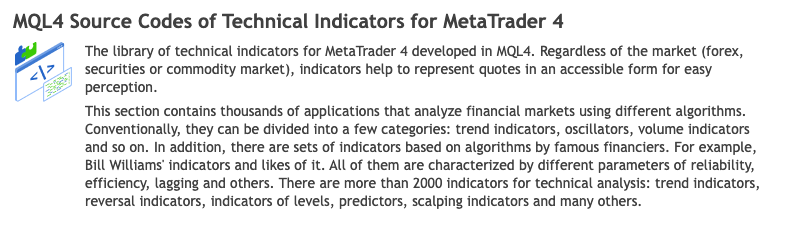 Free MT4 indicators